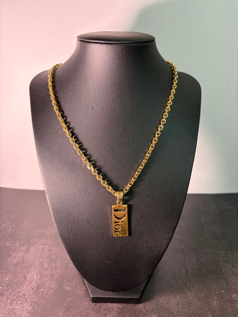 Dior ロゴプレート ネックレス 17