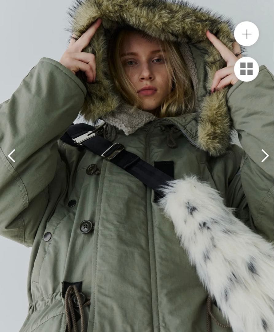 AIVER サーモライト N-3 フライトコート Ｌ