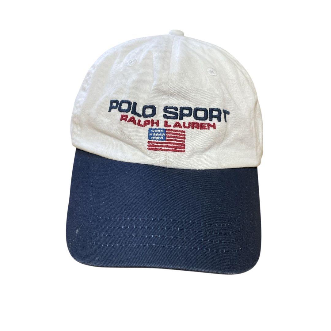 ポロスポーツ　RalphLauren　POLO SPORT　星条旗　90s