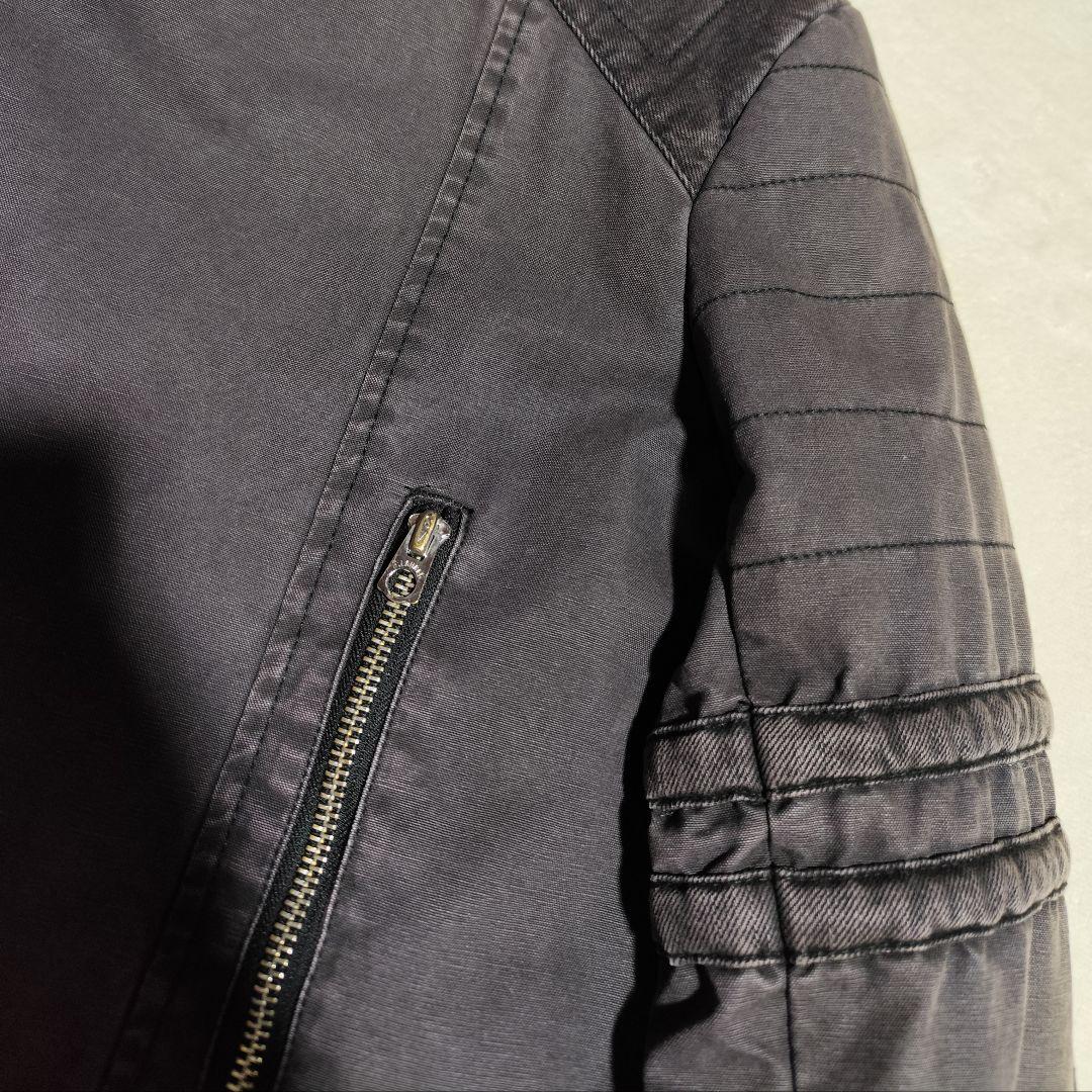 希少【 ラルフローレン 】✦ シングル ライダース ジャケット コットン Ｍ相当