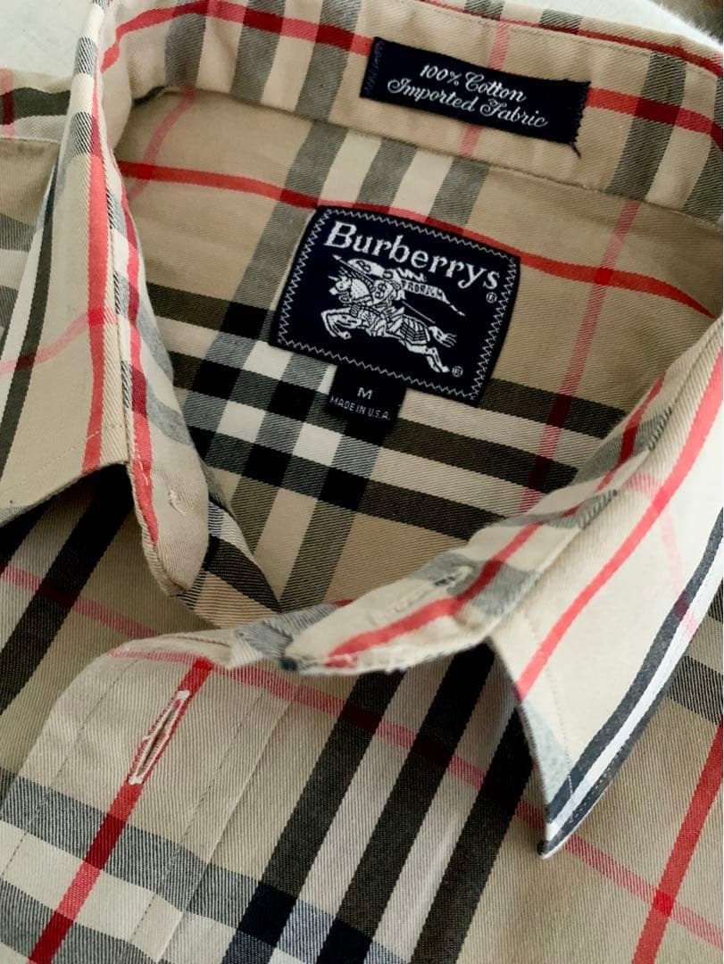 【新品未使用】Burberrys バーバリー　ノバチェック　シャツ M