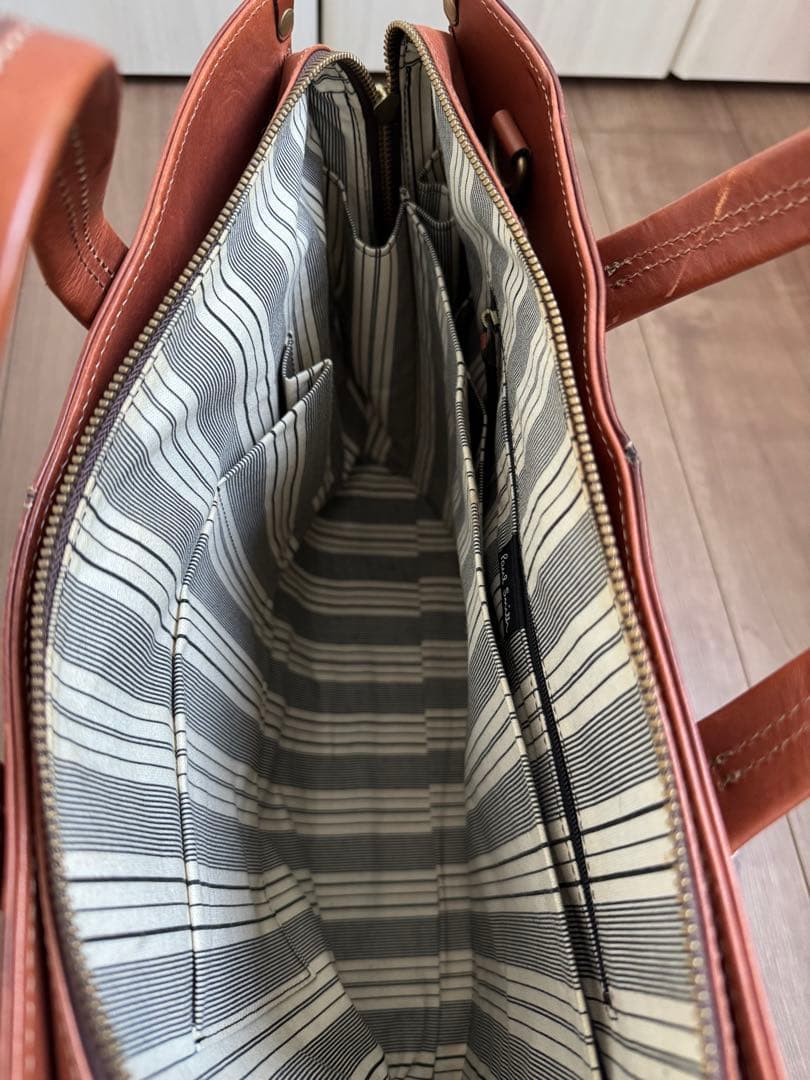 Paul Smith ブラウン 本革　ビジネスバッグ