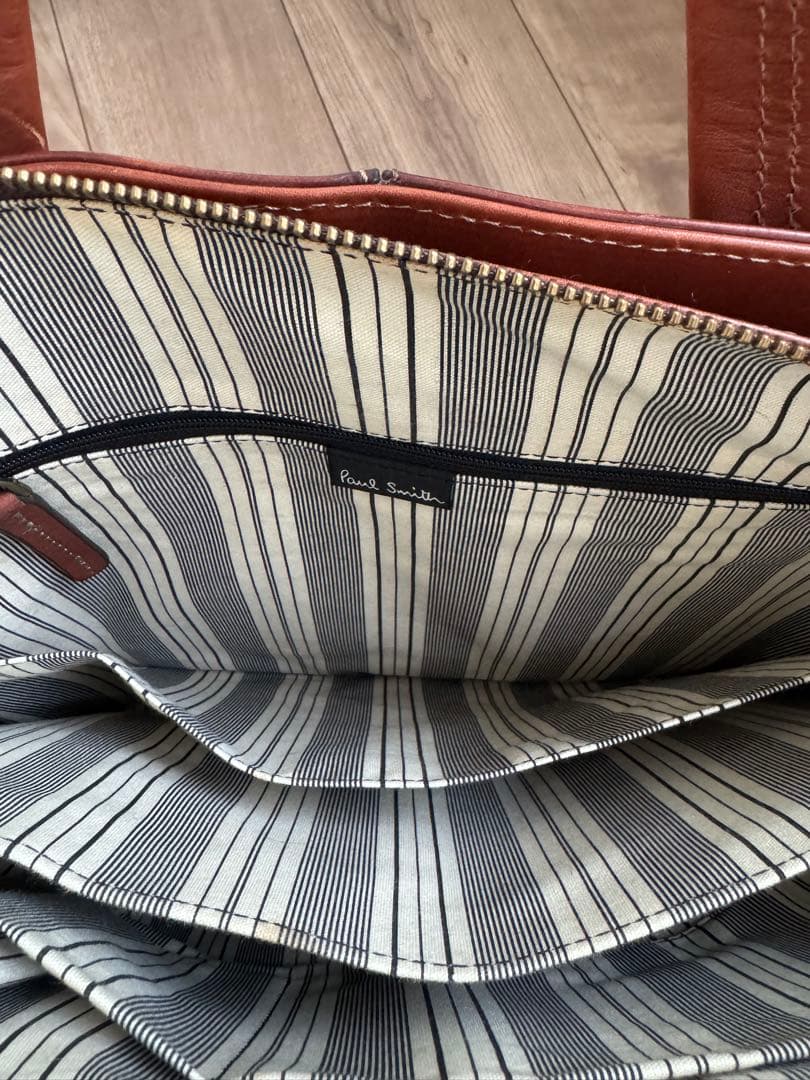 Paul Smith ブラウン 本革　ビジネスバッグ