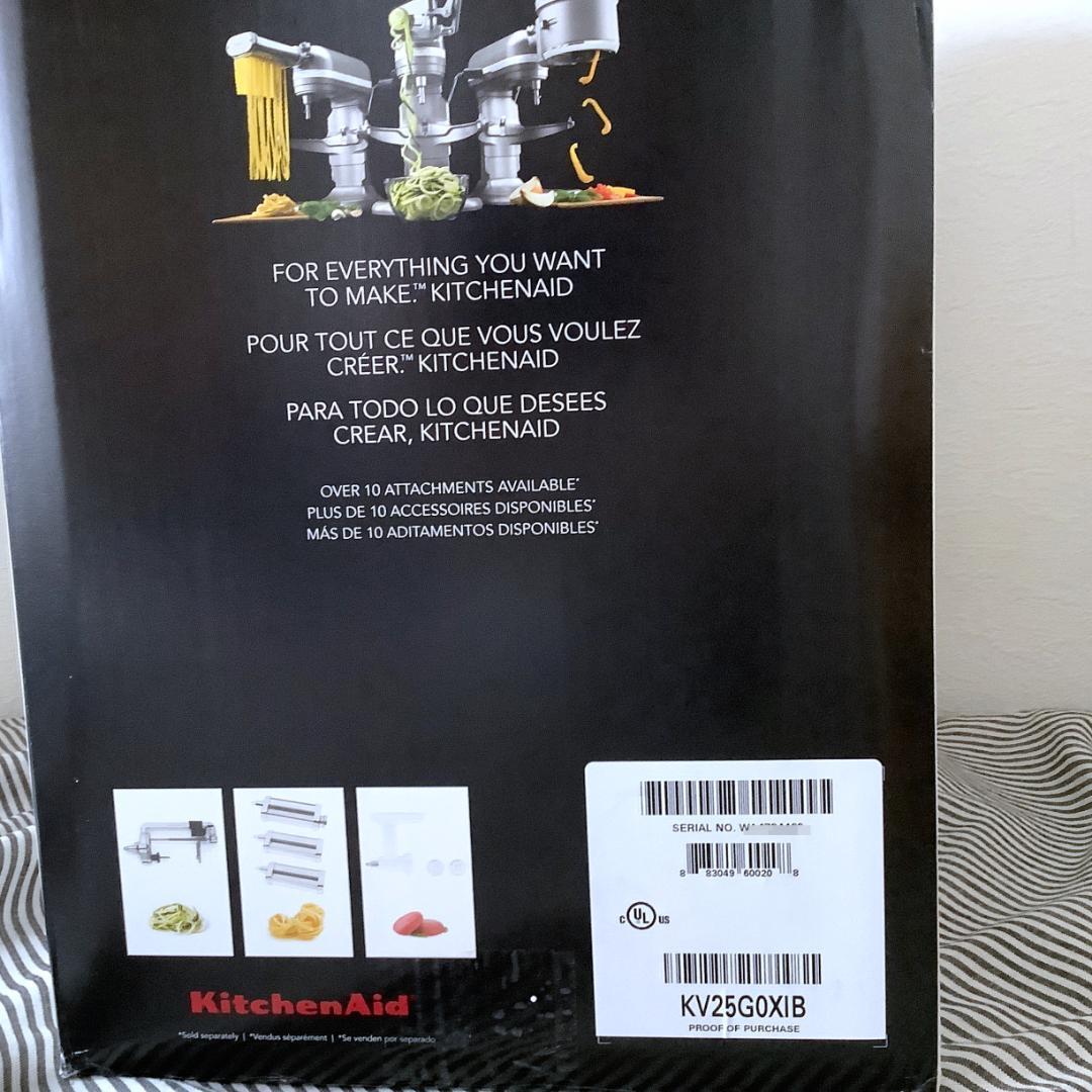 【専用】新品アウトレットキッチンエイド スタンドミキサー KV25G0XIB