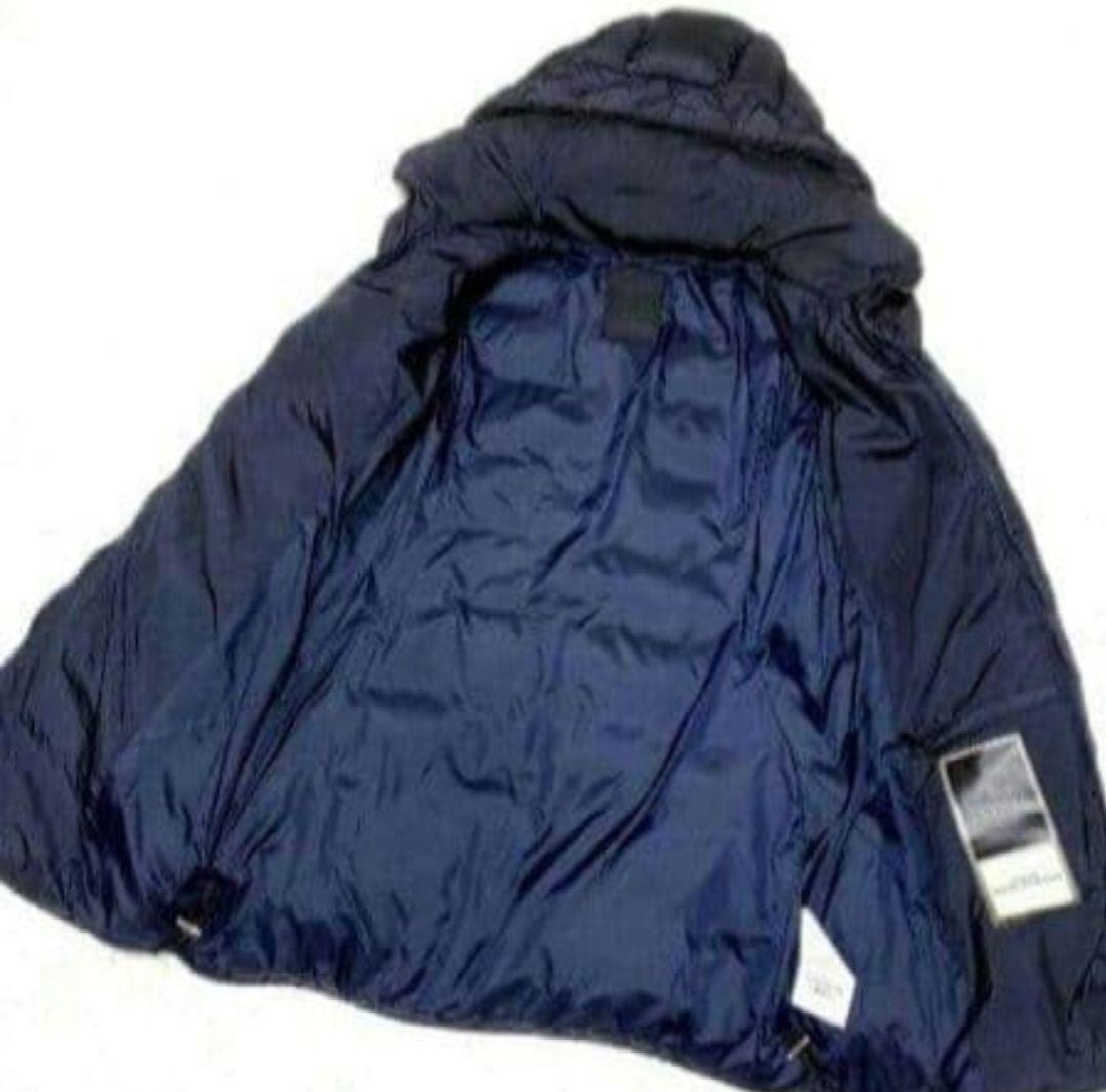 （美品) タトラス ダウン コート ポリテアマ 紺 ロング サイズS