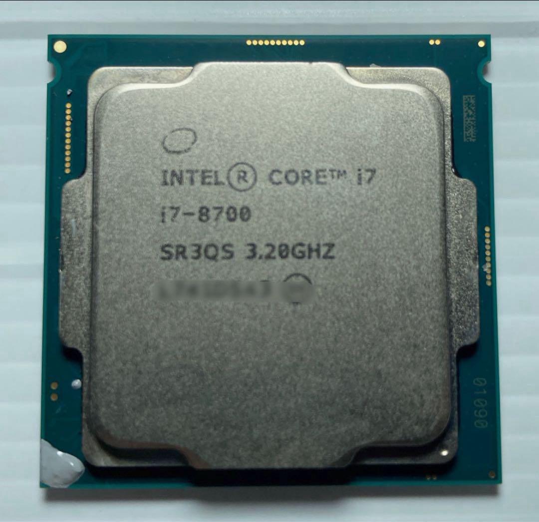 【動作確認済】CPU Intel Core i7-8700