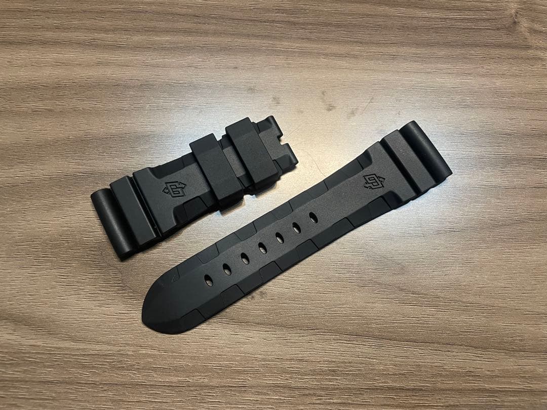 純正ベルト オフィチーネ・パネライ 26ｍｍ用 ブラック 腕時計 サブマシーブル