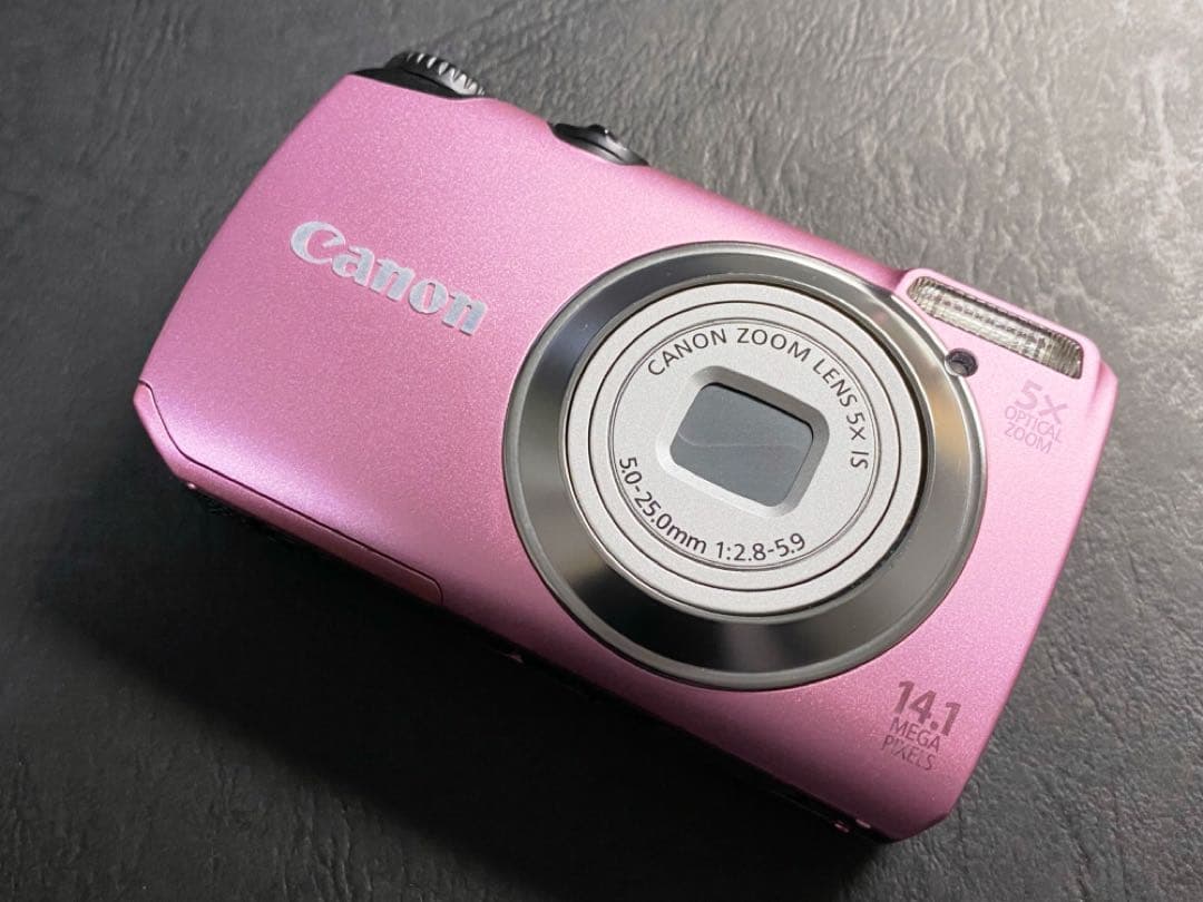 Canon PowerShot A3200 IS ピンク デジカメ コンデジ
