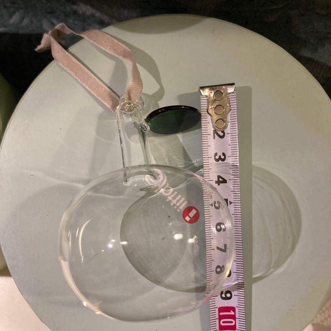 イッタラ　ガラスオーナメント　りんご6個　ミナペルホネンオーナメントおまけ付き