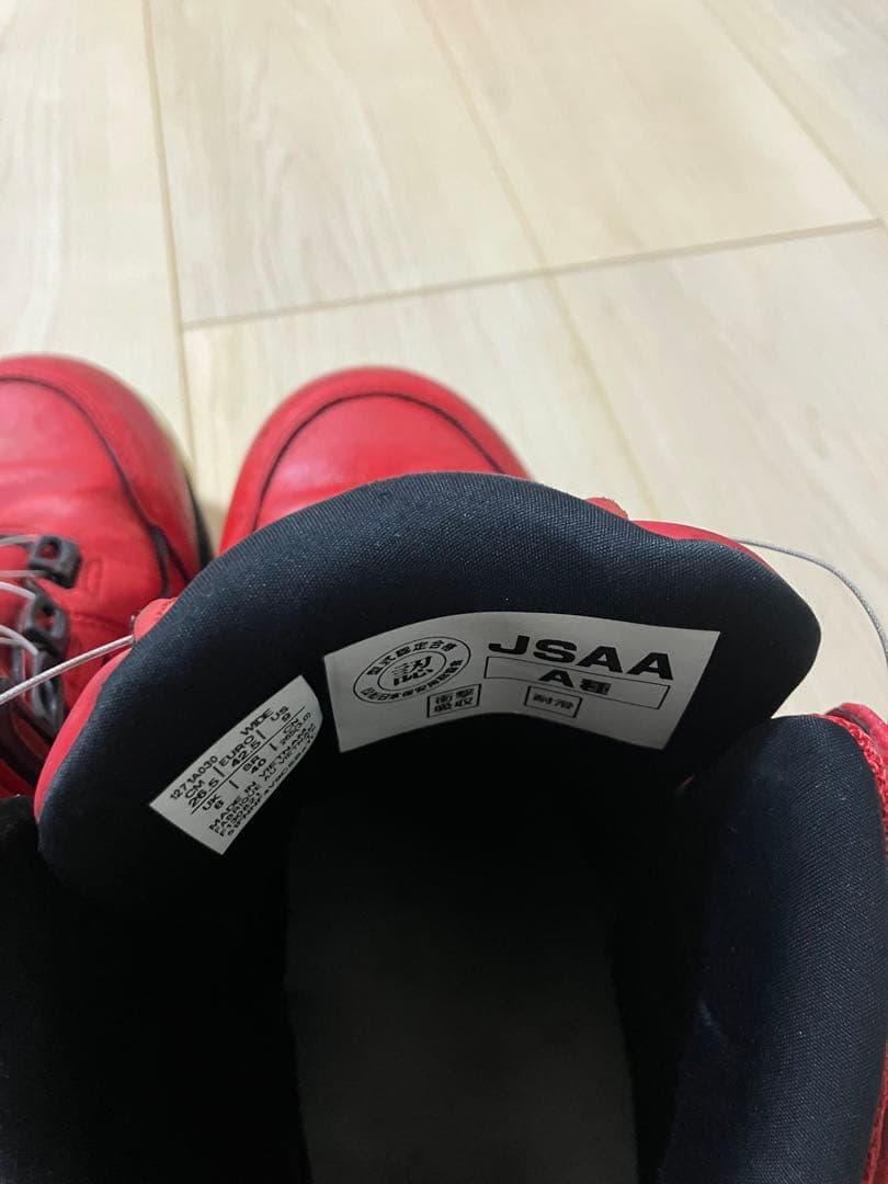 ASICS BDA レッド安全靴