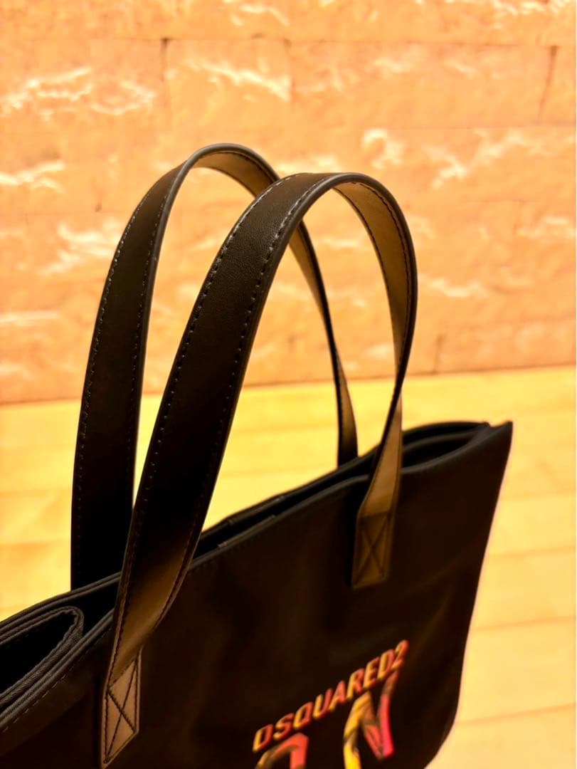 【未使用品】DSQUARED2 ICON トートバッグ ブラック
