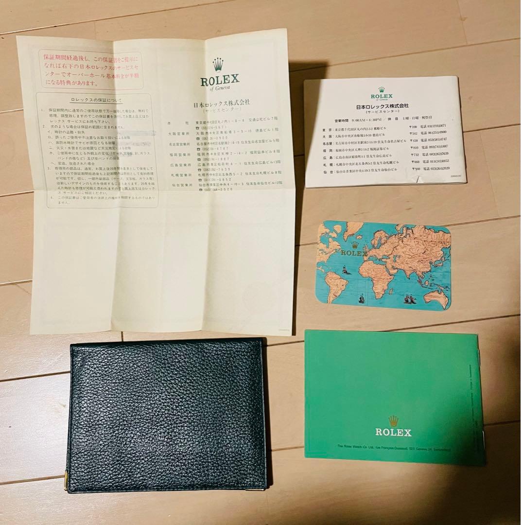 ロレックス　小冊子　保証書　純正　ケース　カレンダー　正規　日本ロレックス
