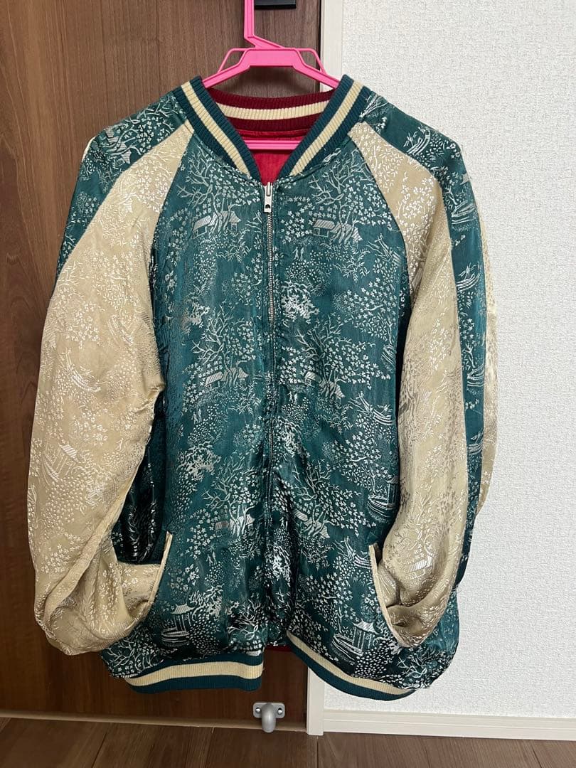 百花繚乱　スカジャン　桜刺繍