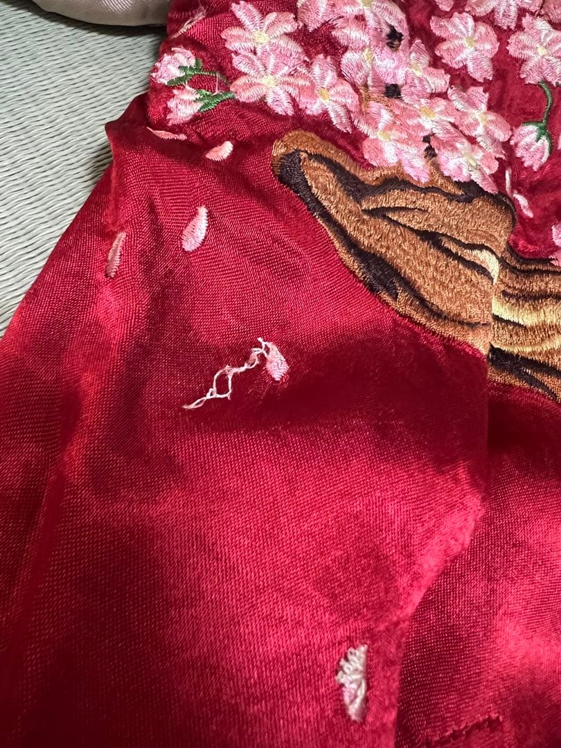 百花繚乱　スカジャン　桜刺繍