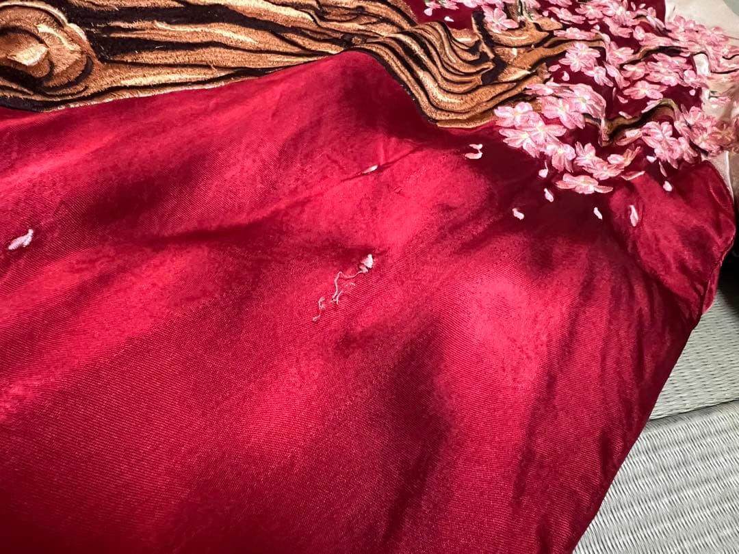 百花繚乱　スカジャン　桜刺繍