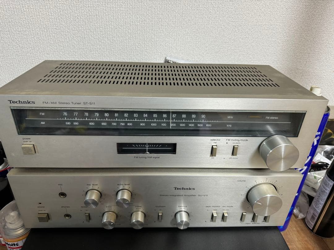 当時物　ステレオ　アンプ　レコード　Technics