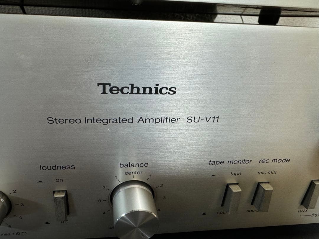 当時物　ステレオ　アンプ　レコード　Technics