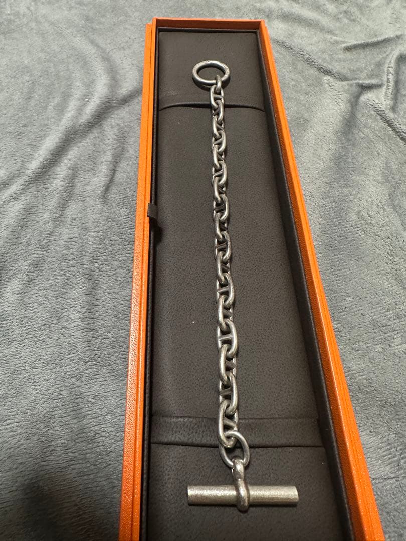 激レア HERMES シェーヌダンクルPM 18コマ 筆記体