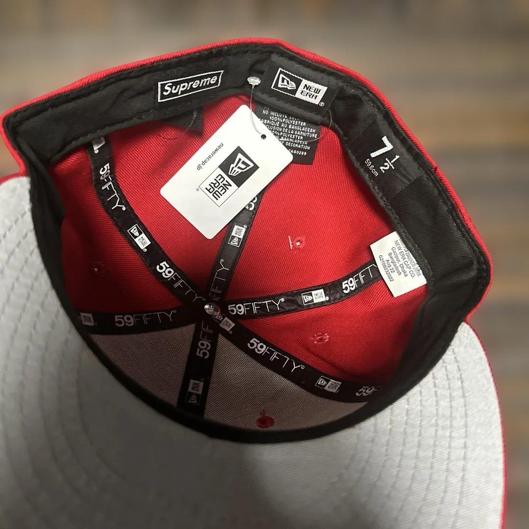 Supreme 59FIFTY 赤キャップ サイズ7
