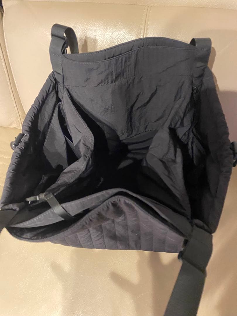 SOLPRESAキルティングトートマザーズバッグ ブラックMサイズ