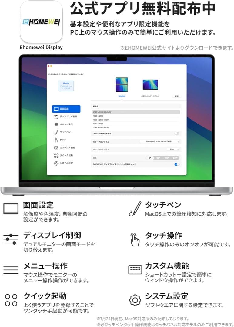 EWEI XP-142PW 14.2型デュアルモニター 新品