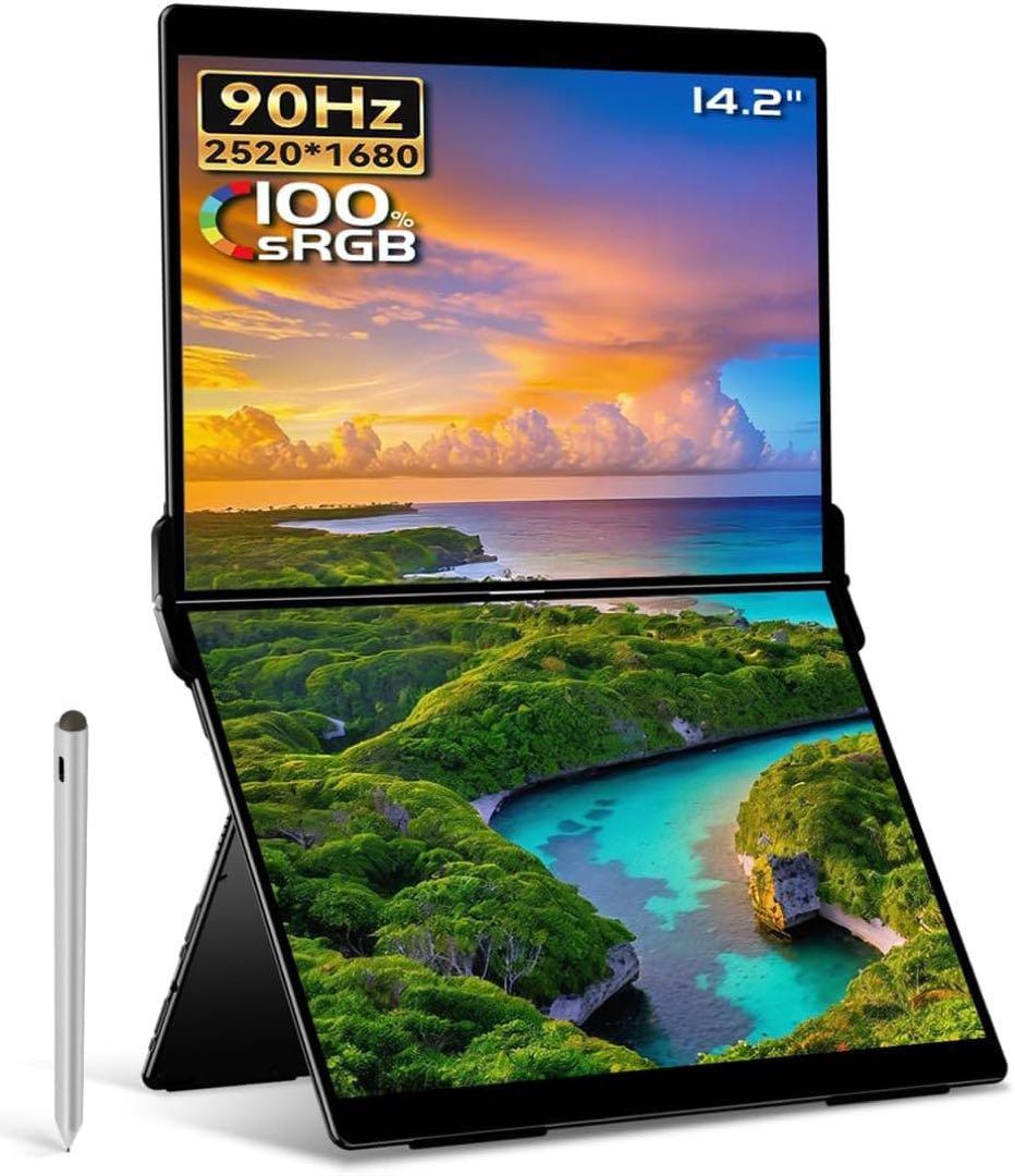 EWEI XP-142PW 14.2型デュアルモニター 新品