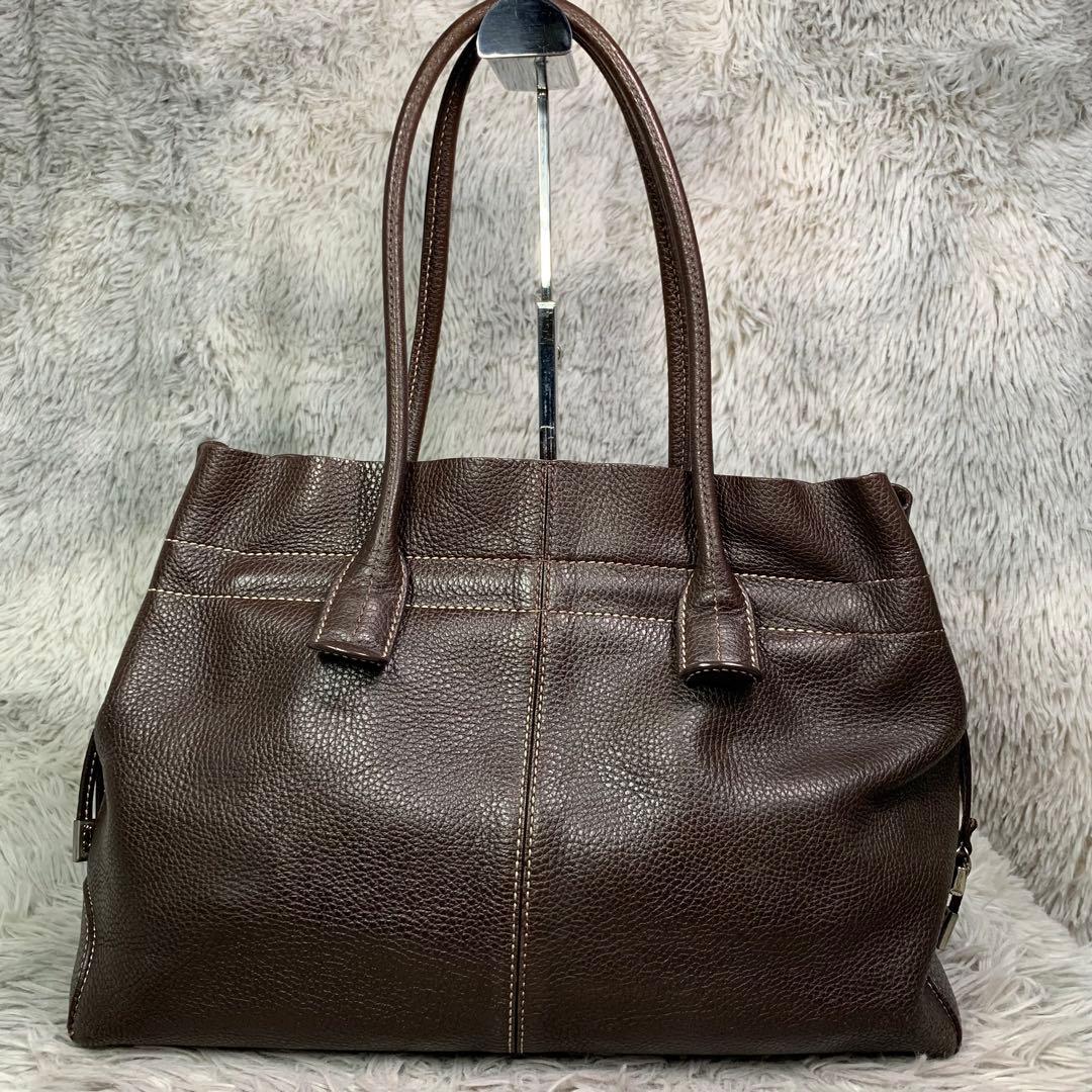 美品 TOD'S トッズ トートバッグ ショルダーバッグ 肩がけ 通勤 ビジネス