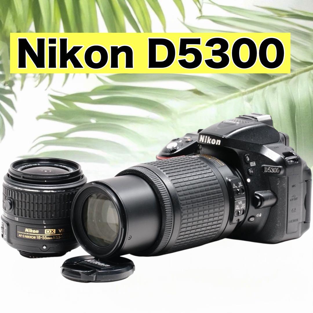 Nikon D5300 スマホ転送 WiFi機 動画 自撮り 手ぶれ補正付