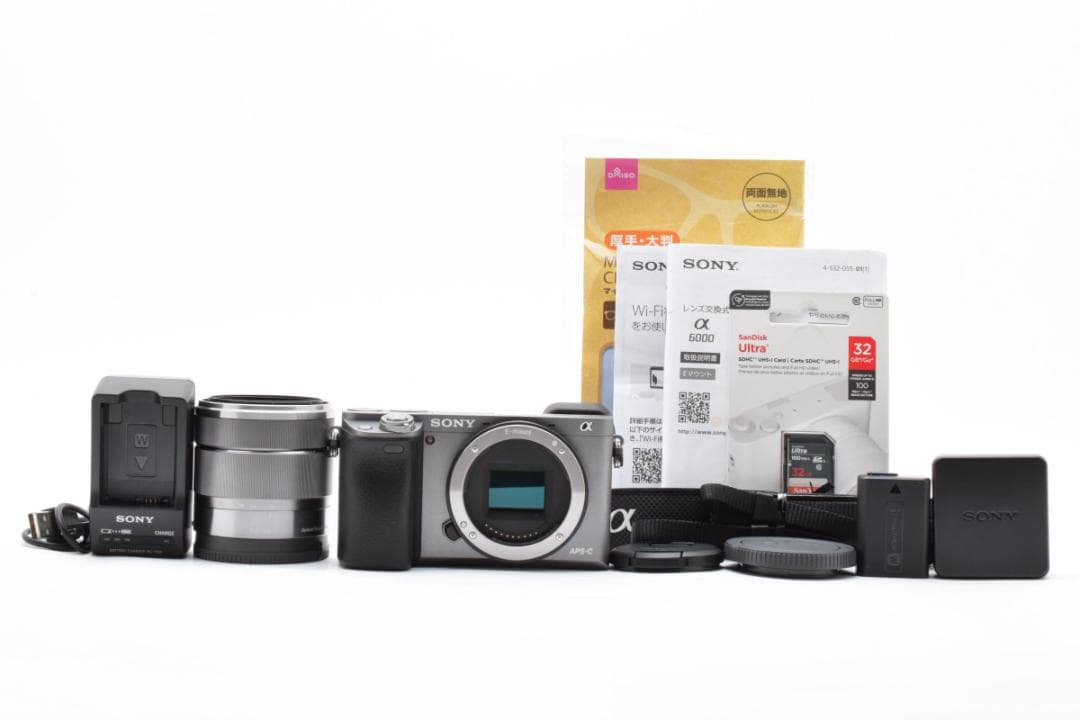 ショット数4243枚■美品■SONY α6000 グラファイト