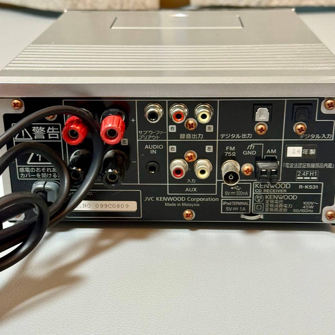 美品 KENWOOD R-K531 CD AM/FM ミニコンポ 2014年製