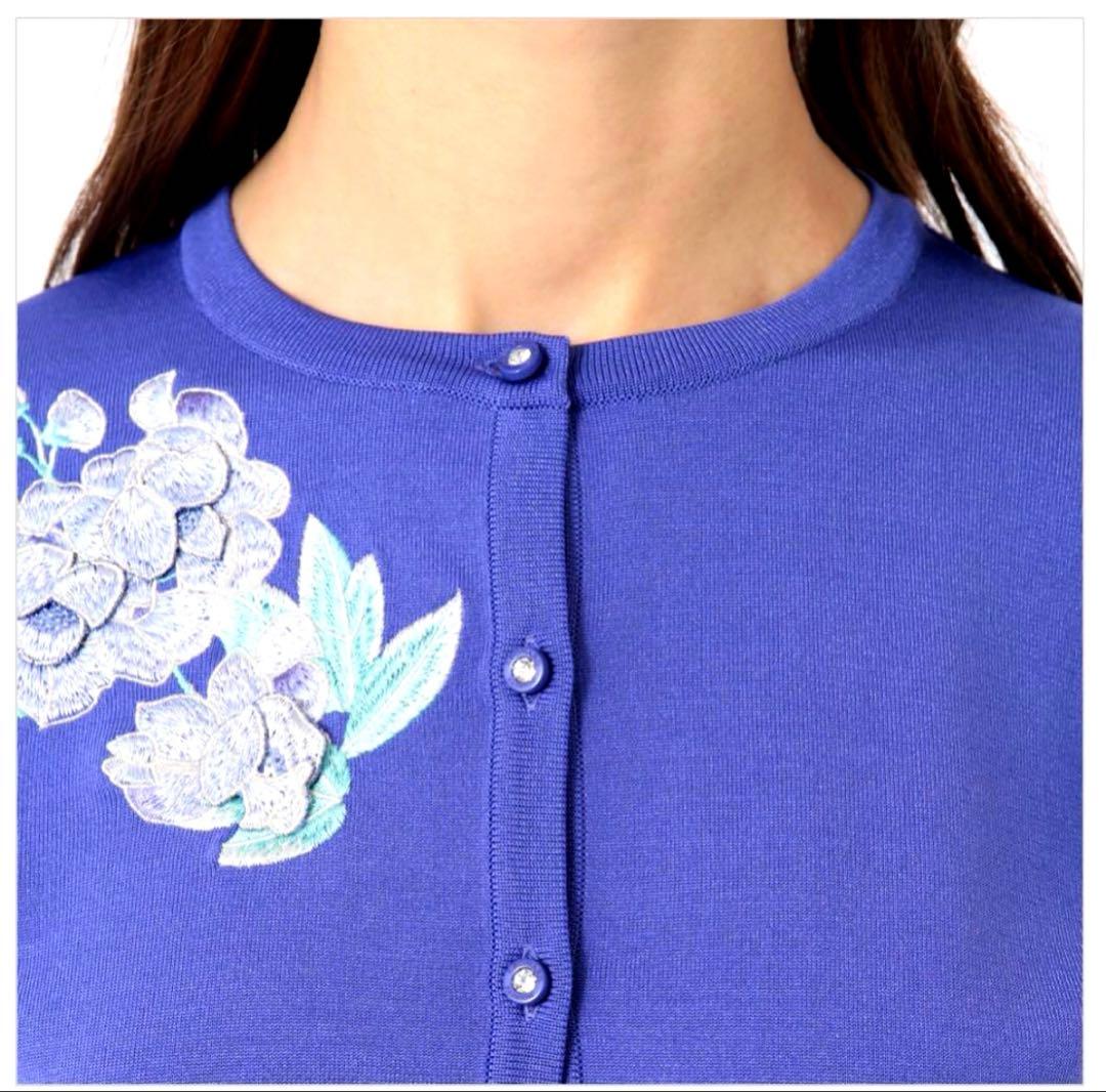 ★美品★2023年/LEONARD★メディア掲載カーディガン★４2★