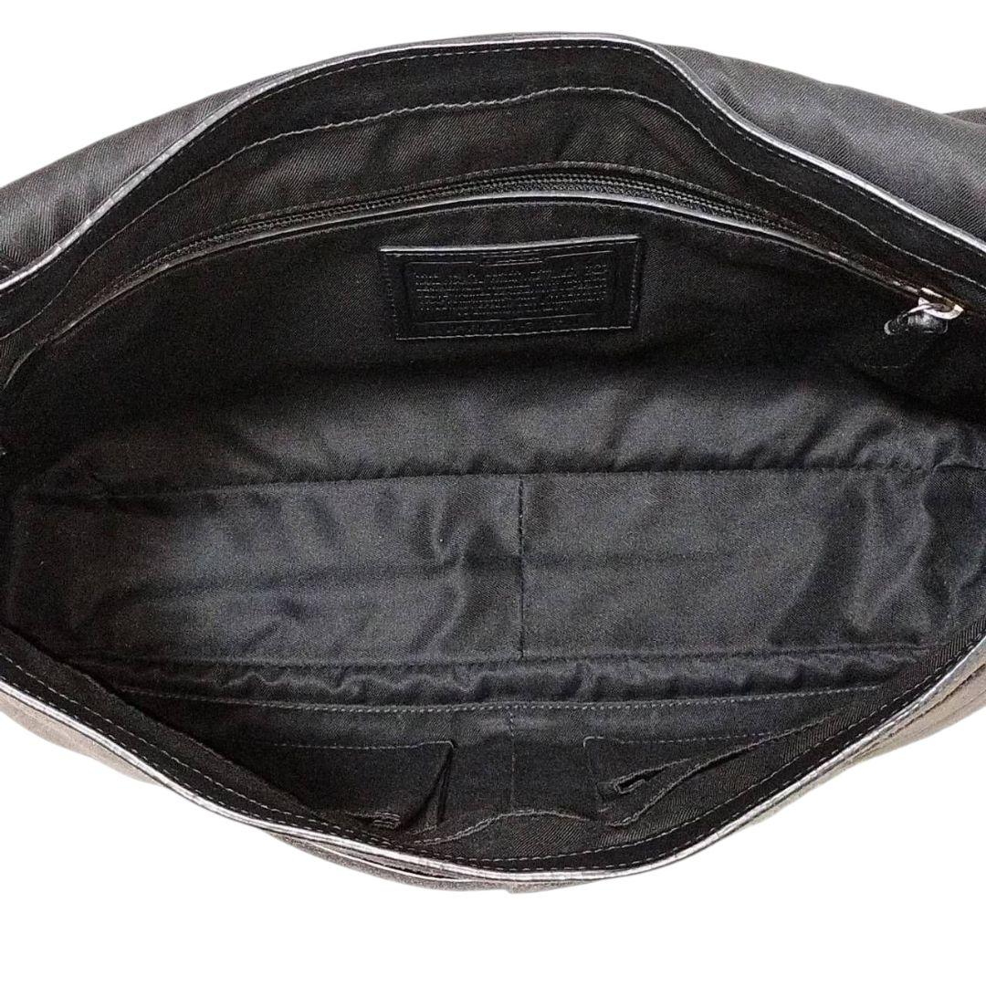 【美品】 コーチ メッセンジャーバッグ ブリーカー クーリエ スエード A4