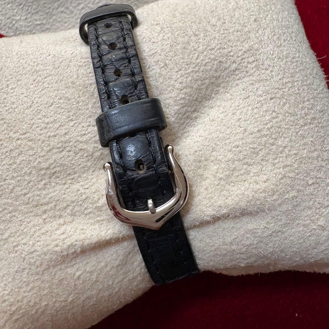 Cartier K18WG 18金 金時計 タンク アロンジェ 750