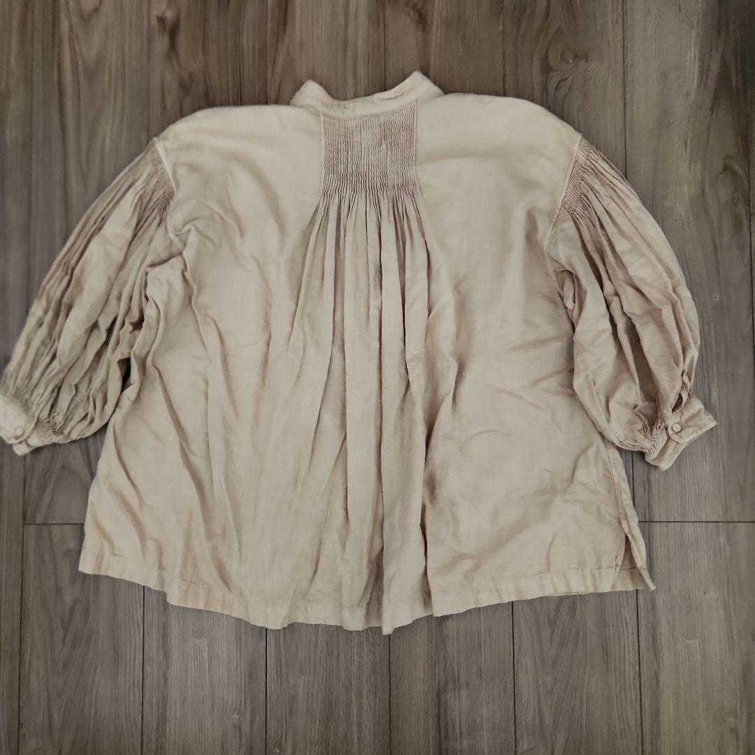 maison de soil　ピンタックシャツ