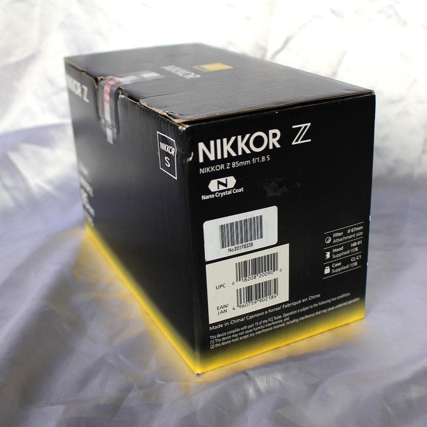 美品 Nikon Z 85mm f/1.8S ブラック