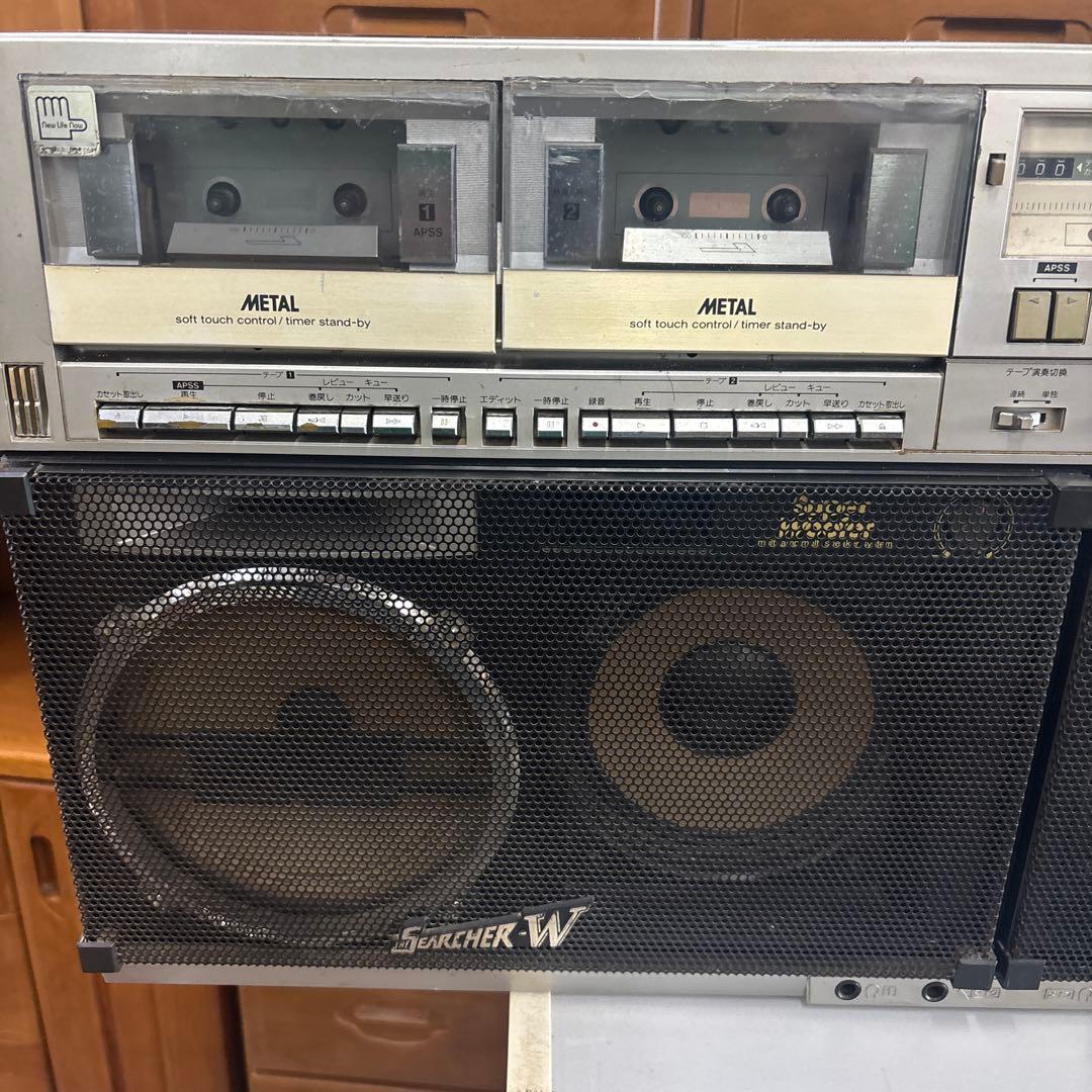 SHARP GF-909 ラジカセ シルバー