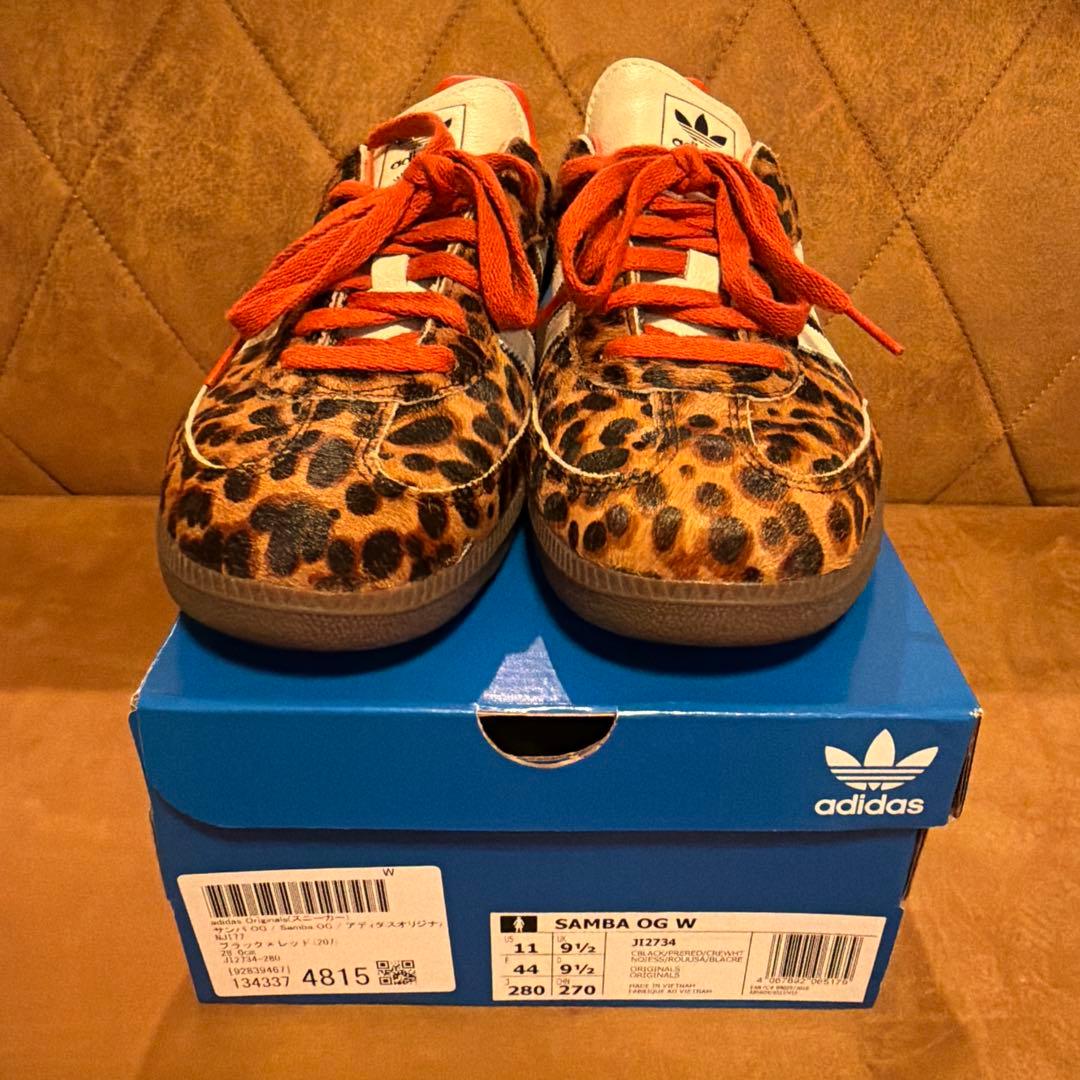 adidas Samba OG W レオパード柄