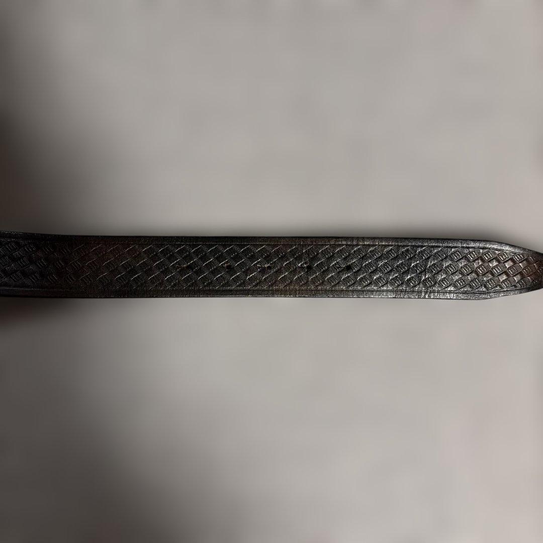 RRL バスケット ウィーブエンボスド レザーベルト