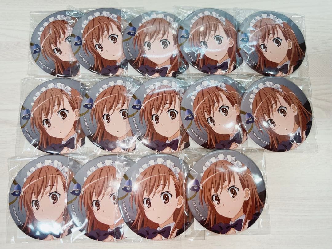 とある科学の超電磁砲　御坂美琴　缶バッジまとめ14点まとめ　痛バ