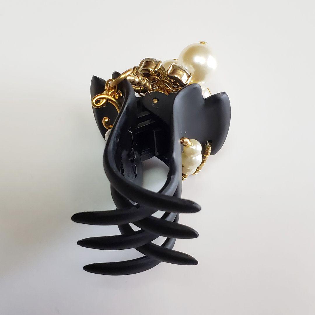 新品　コンプレックスビズ　パール　ブラック　デザートクリップ　中　小セット