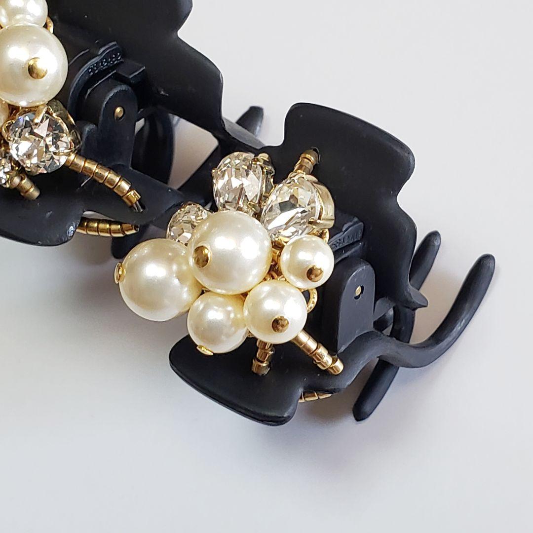 新品　コンプレックスビズ　パール　ブラック　デザートクリップ　中　小セット