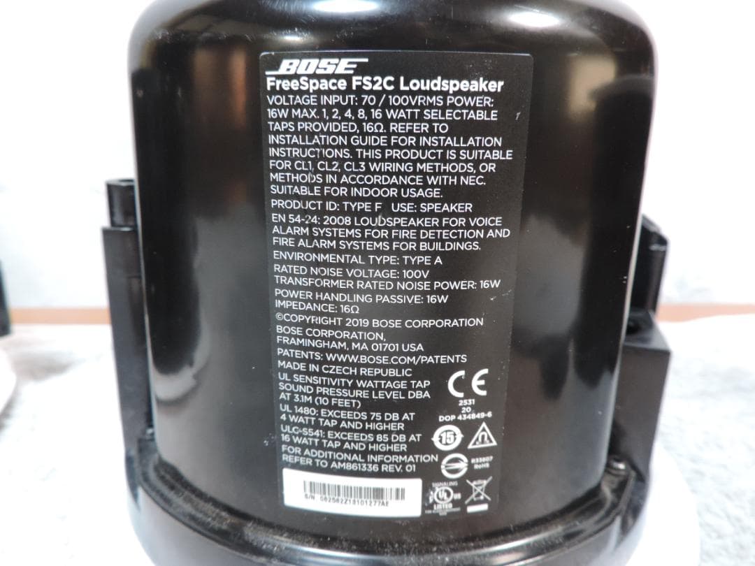 Bose FreeSpace FS2C 埋込型スピーカー 4個セット　477A