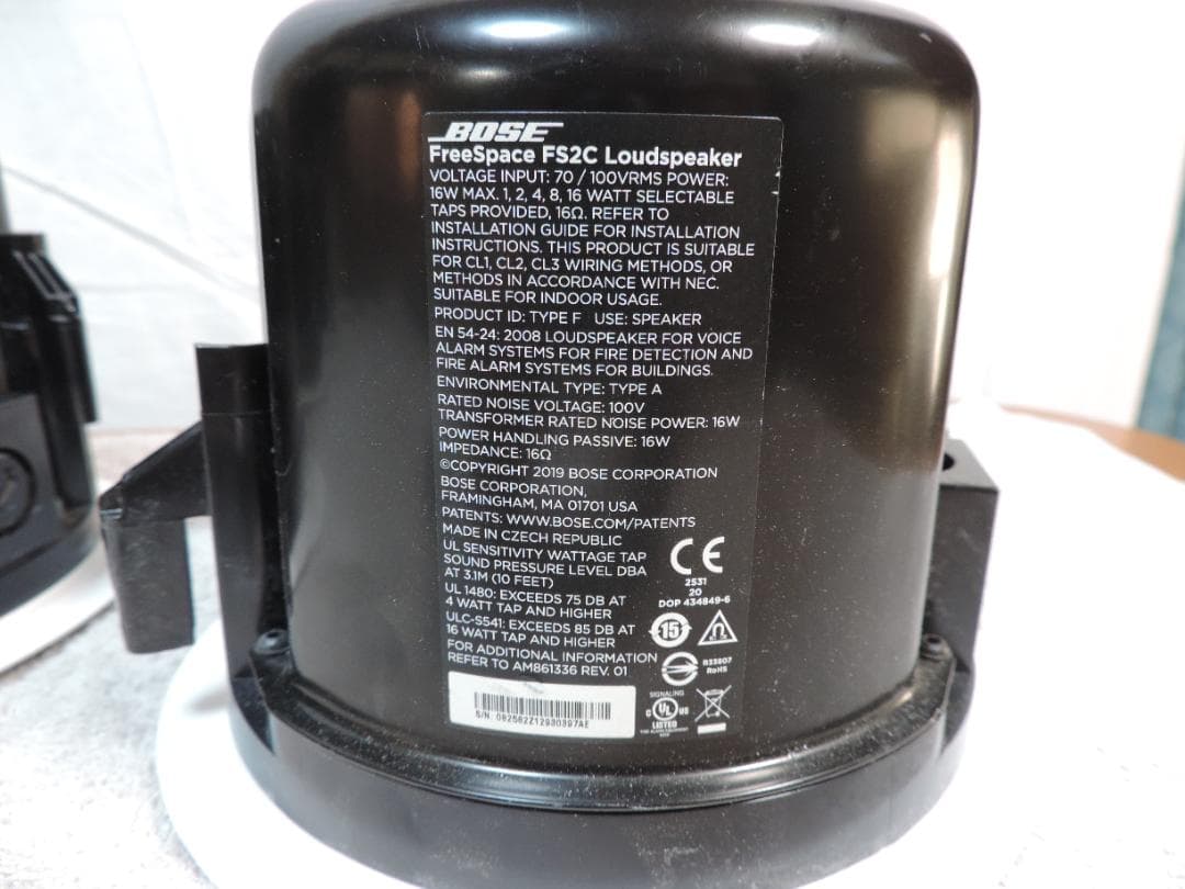 Bose FreeSpace FS2C 埋込型スピーカー 4個セット　477A