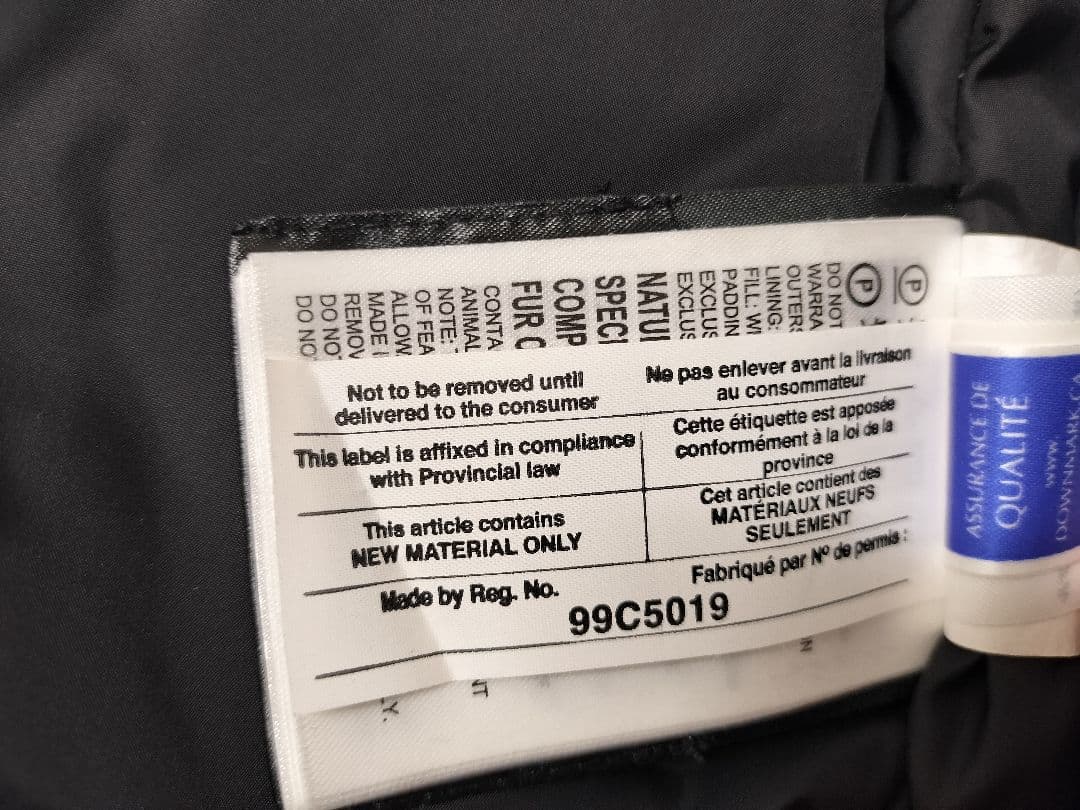 りん☆美品☆カナダグース　レディース　ダウンジャケット　ブラック　XS