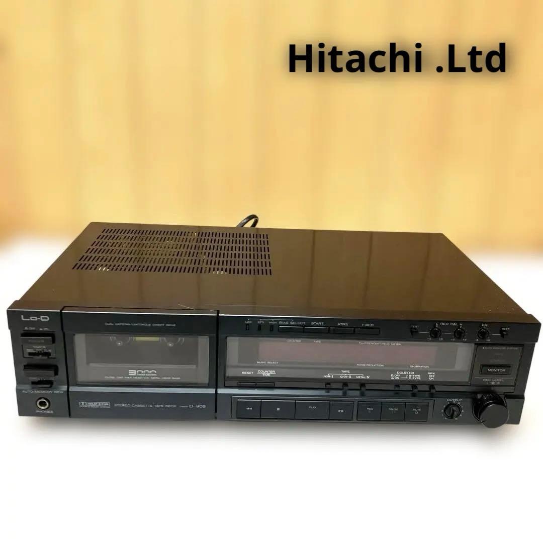 ESH010 日立 Lo-D D-909 ステレオカセットデッキ（ジャンク）