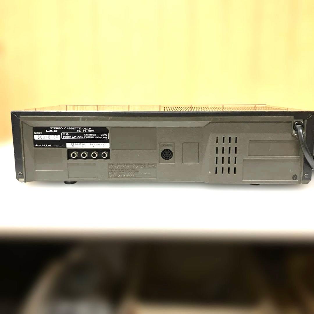 ESH010 日立 Lo-D D-909 ステレオカセットデッキ（ジャンク）