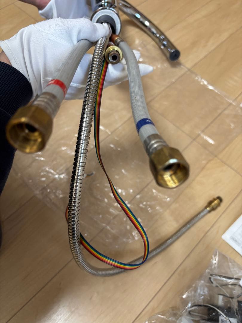 パナソニック　水栓金具　フロントセンサー自動水栓　品番08FPSTDA