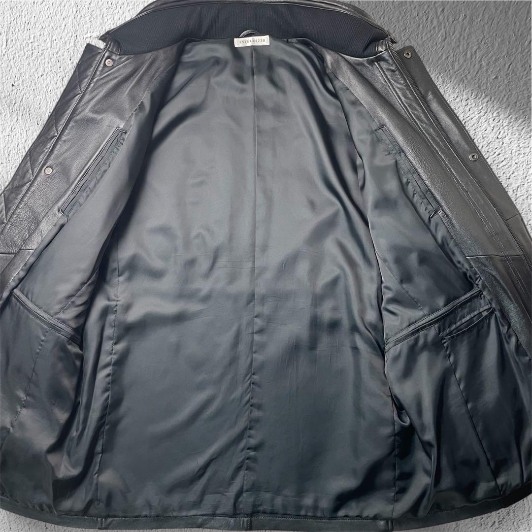 極美品 ダーバン DURBAN カーコート レザー 革 2way フード付