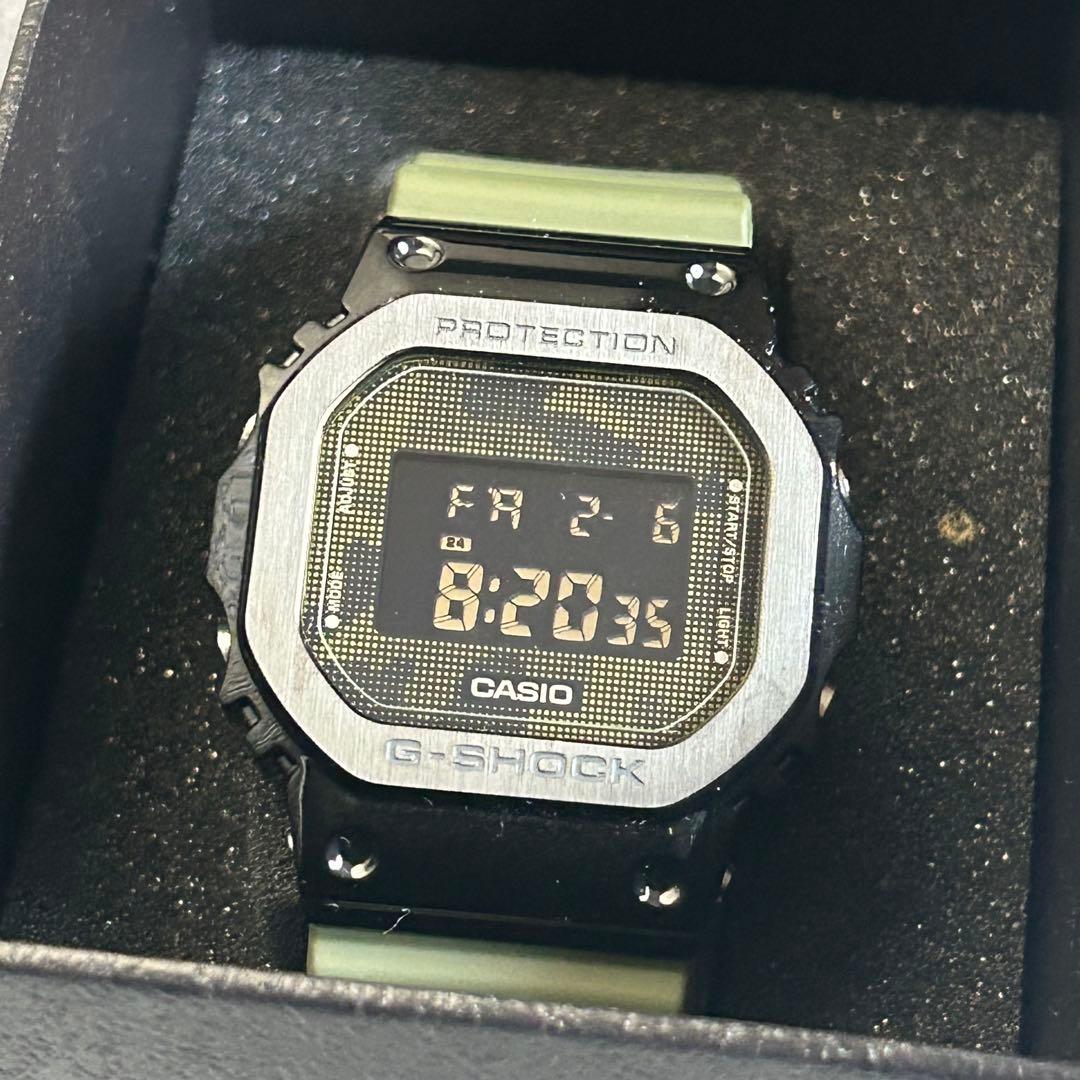 メタル×ミリタリー GM-5600B［美品］カーキグリーン G-SHOCK