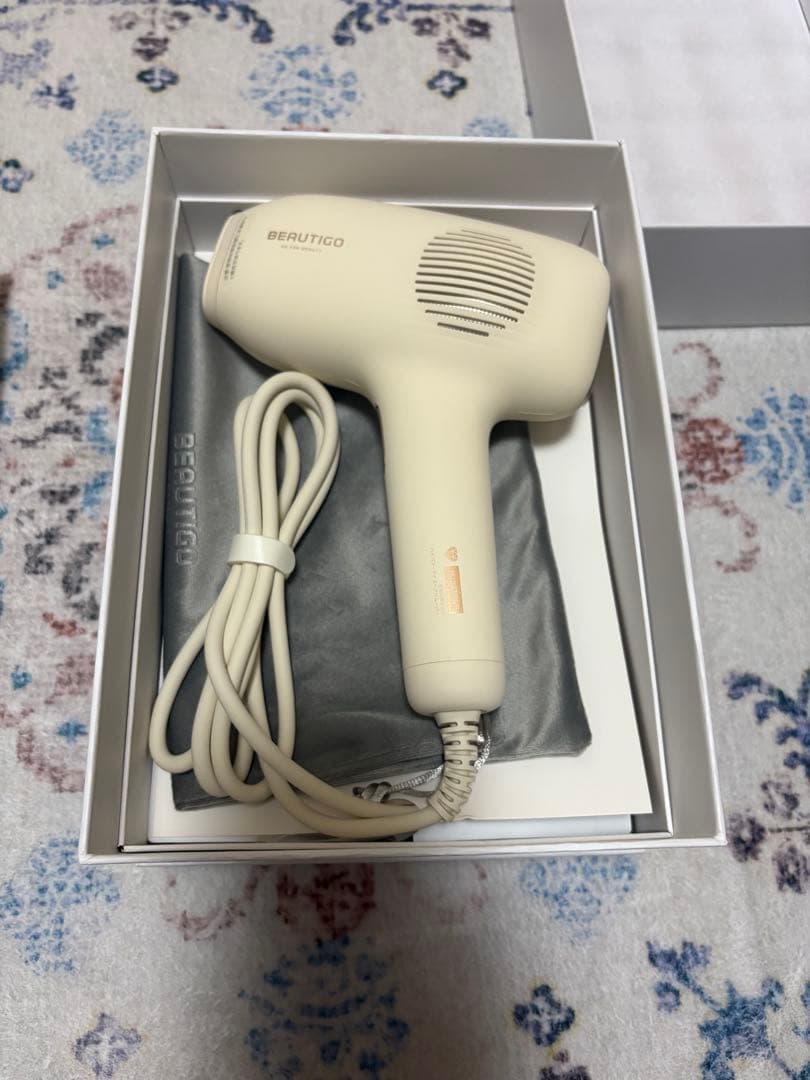 【未使用】beautigo(現yete)脱毛器 サファイア冷却技術 男女兼用